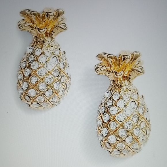 kate spade Jewelry - Kate Spade By the Pool Pineapple Mini Stud Earings